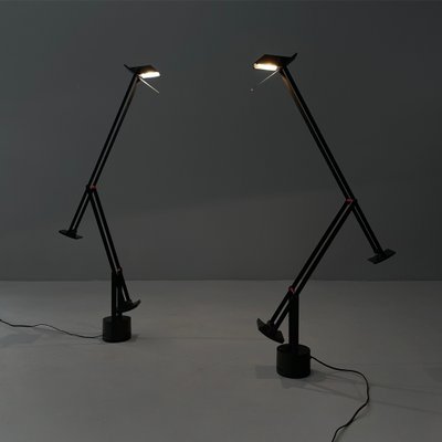 Italian Modern Black Tizio Table Lamps by Richard Sapper for