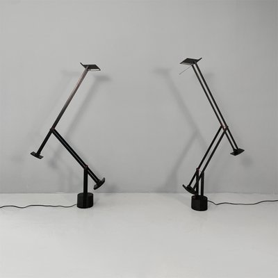 Italian Modern Black Tizio Table Lamps by Richard Sapper for