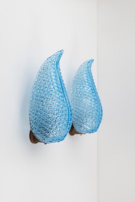 Vintage Art Deco Murano Glass Wall Lamps from Barovier & Toso