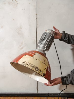 Vintage Industrial Austrian Zumtobel Staff Pendant Light with
