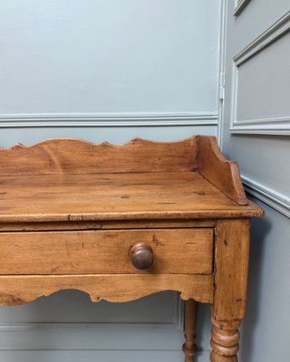 English Console Desk in Pine, 1920s for sale at Pamono
