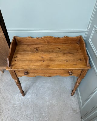 English Console Desk in Pine, 1920s for sale at Pamono
