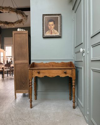 20-30's Pine Desk Table イギリス アンティークデスク English Console Desk in Pine, 1920s for sale at Pamono