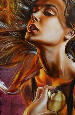 【SM号】 天使候補 01 油画 油彩 oil painting Simona Zecca, Sudden Blast, Oil Painting on Canvas for sale at Pamono
