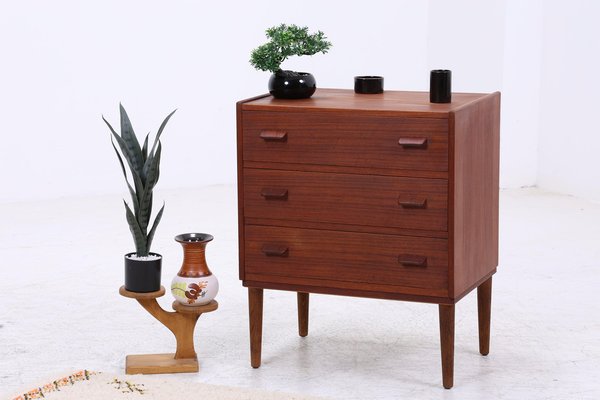 Vintage Danish Teak Chest of Drawers by Carl Aage Skov for Munch