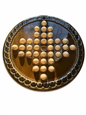 Vintage Ceramic Solitaire Game with Board by Bjorn Wiinblad for Rosenthal Studio Linie, 1979 — view 1