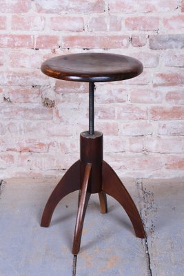 Mid-Century Piano Stool in Beech, Czech, 1940s for sale at Pamono