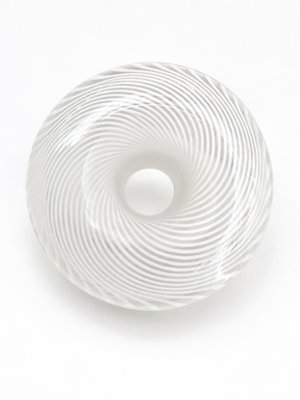 Mid-Century Modern Glass Pocket Vase by Vetreria Artigiana Bibierre, 1970s — view 3