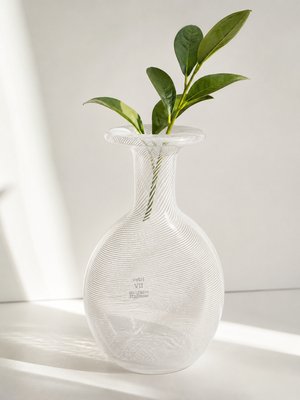 Mid-Century Modern Glass Pocket Vase by Vetreria Artigiana Bibierre, 1970s — view 6