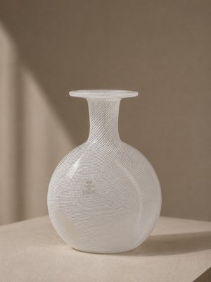 Mid-Century Modern Glass Pocket Vase by Vetreria Artigiana Bibierre, 1970s — view 2