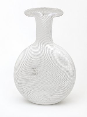 Mid-Century Modern Glass Pocket Vase by Vetreria Artigiana Bibierre, 1970s — view 1