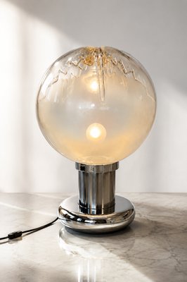 Toni Zuccheri, attributed · AV Mazzega · Sculptural Murano Table Lamp — view 3