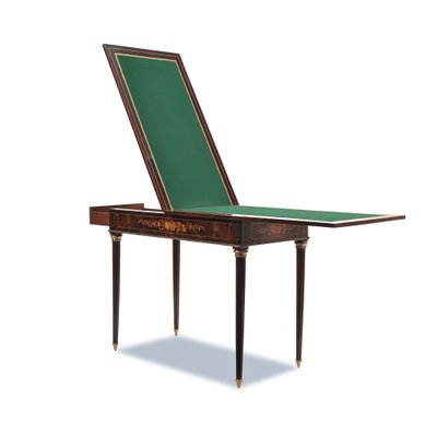 ヴィンテージgame table Foldable Gaming Table in Walnut, France, 1860 for sale at Pamono