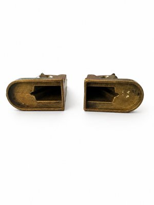Vintage German Brutalist Brass Horse Bookends, 1960s, Set of 2 — view 8