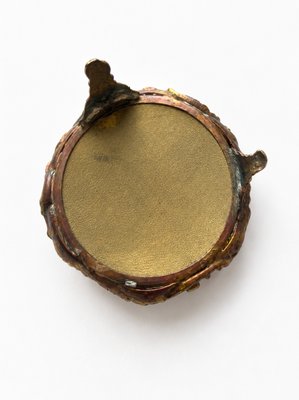 Antique Belle Époque French Brass and Bevelled Glass Jewelry Box, 1890s — view 7