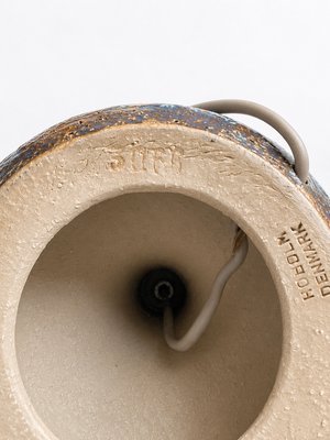 Mid-Century Modern Danish Ceramic Model 3071 Table Lamp by Einar Johansen for Søholm, 1960s — view 8