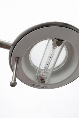 Vintage Brushed Metal Table Lamp by Jan Des Bouvrie for Boxford Holland, 2003 — view 8
