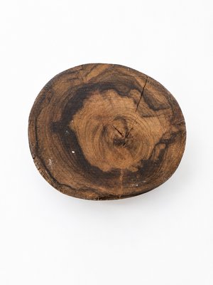 Vintage Monoxyle Hardwood Vase by Alexandre Noll, 1970s — view 5