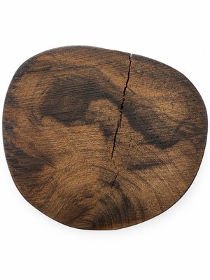 Vintage Monoxyle Hardwood Vase by Alexandre Noll, 1970s — view 7