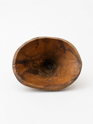 Vintage Monoxyle Hardwood Vase by Alexandre Noll, 1970s — view 3