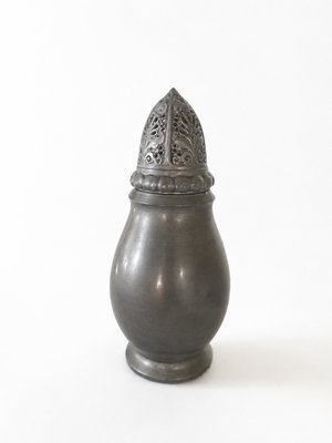 Art Deco Pewter Sugar Shaker Muffineer by Ib Just Andersen & GAB, 1931 — view 1