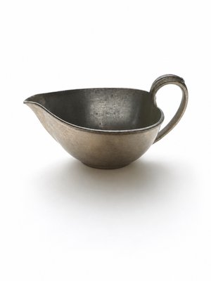 Art Deco Pewter Sauce Boat by Just Andersen, 1930s — view 1