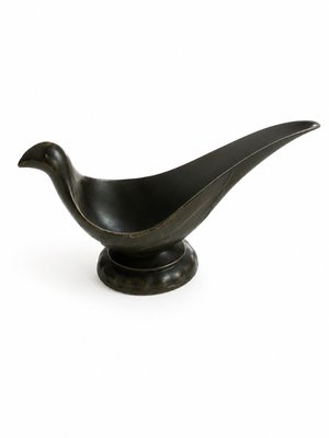 Art Deco Disko Metal Desk Sculpture by Just Andersen, 1930s — view 1