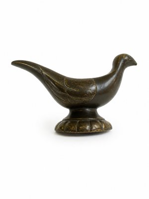 Art Deco Disko Metal Desk Sculpture by Just Andersen, 1930s — view 5