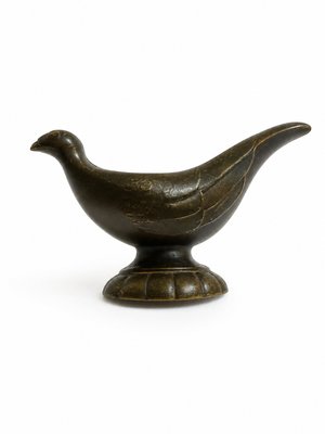 Art Deco Disko Metal Desk Sculpture by Just Andersen, 1930s — view 4
