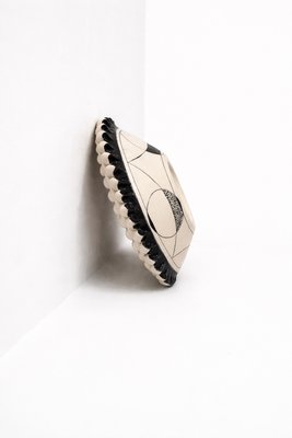 Caltagirone Ceramic Geometric Centerpiece with Pinecone Scales, 2000s — view 9