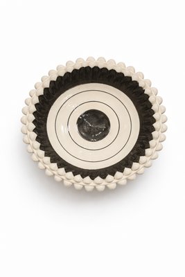 Caltagirone Ceramic Geometric Centerpiece with Pinecone Scales, 2000s — view 4