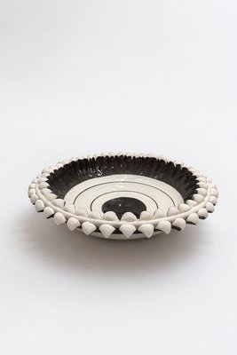 Caltagirone Ceramic Geometric Centerpiece with Pinecone Scales, 2000s — view 8