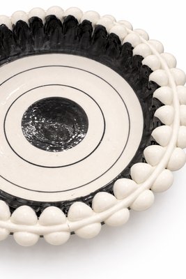 Caltagirone Ceramic Geometric Centerpiece with Pinecone Scales, 2000s — view 6