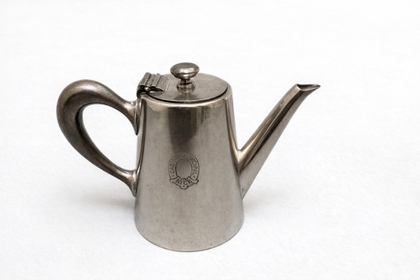Vintage Christofle Silver-Plated Coffee Pot for Casino Municipal De Nice, 1930s — view 1