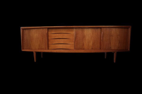 Vintage Sideboard in Teak by Axel Christensen for Omann Jun, 1960s