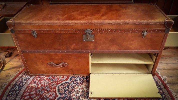 Mayfair Trunk Sideboard in Leather from Timothy Oulton, 2010s for
