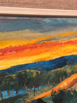 Kurt Lundberg, Landscape (Sörmlands Nalar Räven), 1950s, Oil on