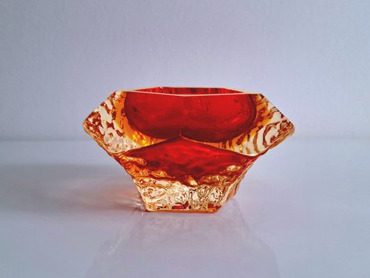 Submerged Murano Glass Ashtray from Alessandro Mandruzzato, 1970s