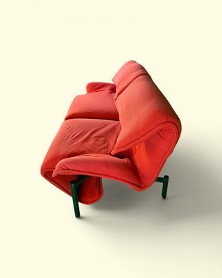 Mid-Century Modern Veranda 2-Seater Sofa by Vico Magistretti for