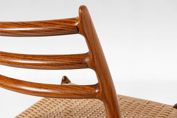 Model 78 Dining Chairs by Niels Otto Møller for J.L. Møller