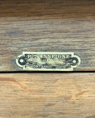 Antique Oak and Zinc Bar Icebox, 1890s for sale at Pamono