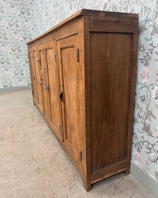Antique Oak and Zinc Bar Icebox, 1890s for sale at Pamono