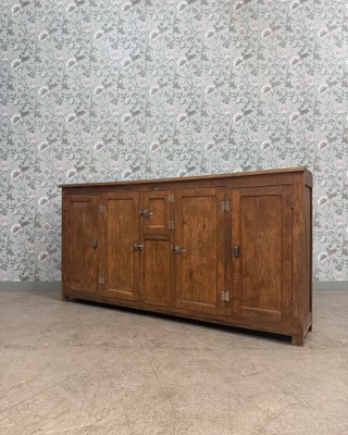 Antique Oak and Zinc Bar Icebox, 1890s for sale at Pamono