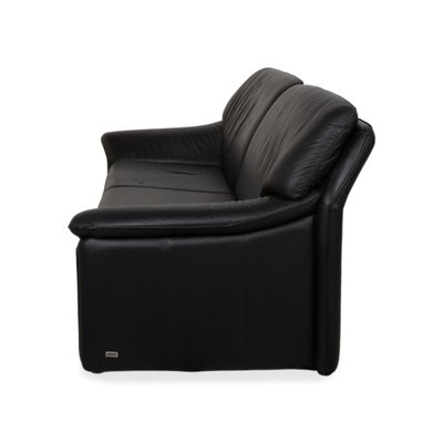 GMGT69○LAAUSER / ラウーザ ATLANTA アトランタ 2.5人 Atlanta 3-Seater Sofa in Black Leather from Laauser for sale at Pamono