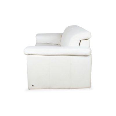Model 4000 2-Seater Sofa in Cream Leather from Rolf Benz for sale
