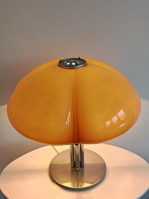 Quadrifoglio Table Lamp in Brown Acrylic from Guzzini, Yugoslavia