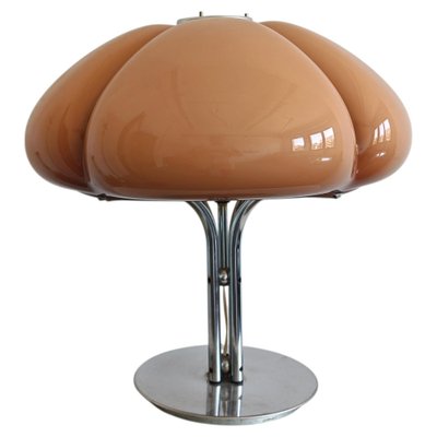 Quadrifoglio Table Lamp in Brown Acrylic from Guzzini, Yugoslavia