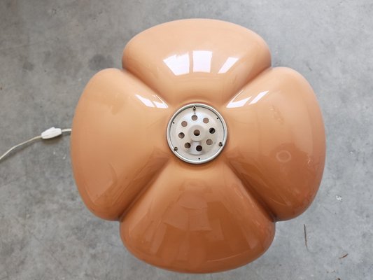 Quadrifoglio Table Lamp in Brown Acrylic from Guzzini, Yugoslavia