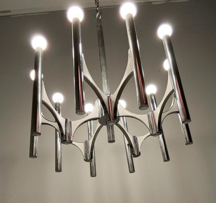 Mid-Century Chandelier by Gaetano Sciolari, Italy, 1960s for sale