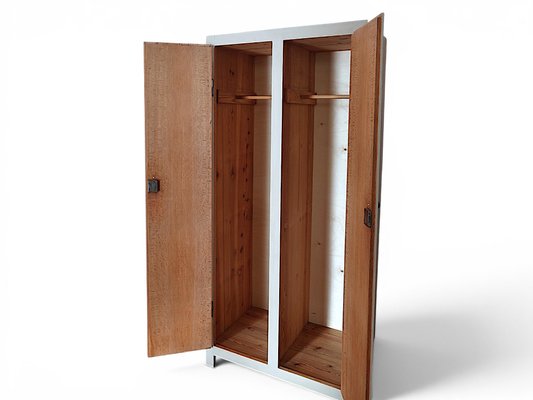 Vintage Wardrobe with Handcrafted Glass Mosaic, 1960s for sale at